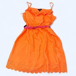 Snap Bright Orange Dress